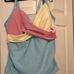 Lands End Swim Top NWT